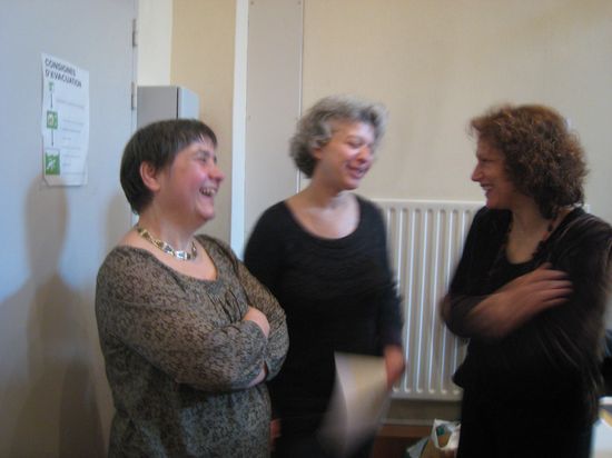 <p>Quelques membres du C.A. : Noëlle Spieth, Annie Kalifa, Aline Zylberajch.</p>