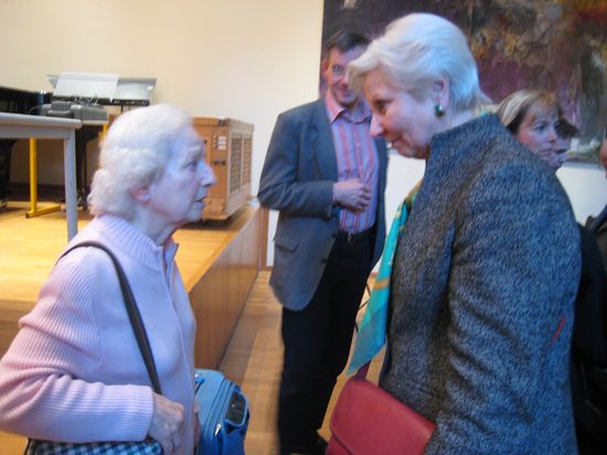<p>Huguette Dreyfus et Françoise Lengellé.</p>