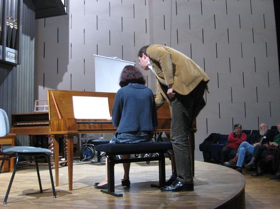 <p>Master-class de clavicorde par Menno Van Delft</p>